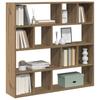 Bookshelf Room Divider Artisan Oak 105 X 24 X 102 Cm