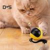 Interactive Cat Toy Rechargeable Automatic Cat Toy Ball with Remote Control Motion Activated Self Rolling Ball for Indoor Cat