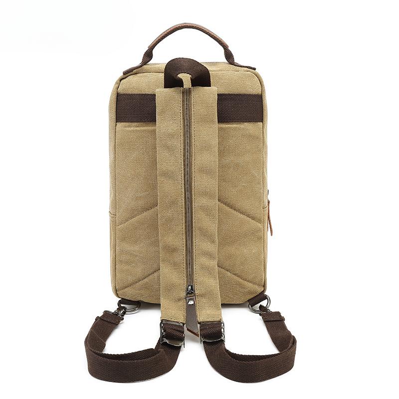 Canvas Backpack Casual Travel Backpack Temperament Student Satchel