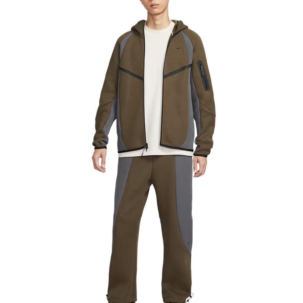 Nike Tech Fleece Pro Full-Zip Hoodie Medium Olive IF1326-212