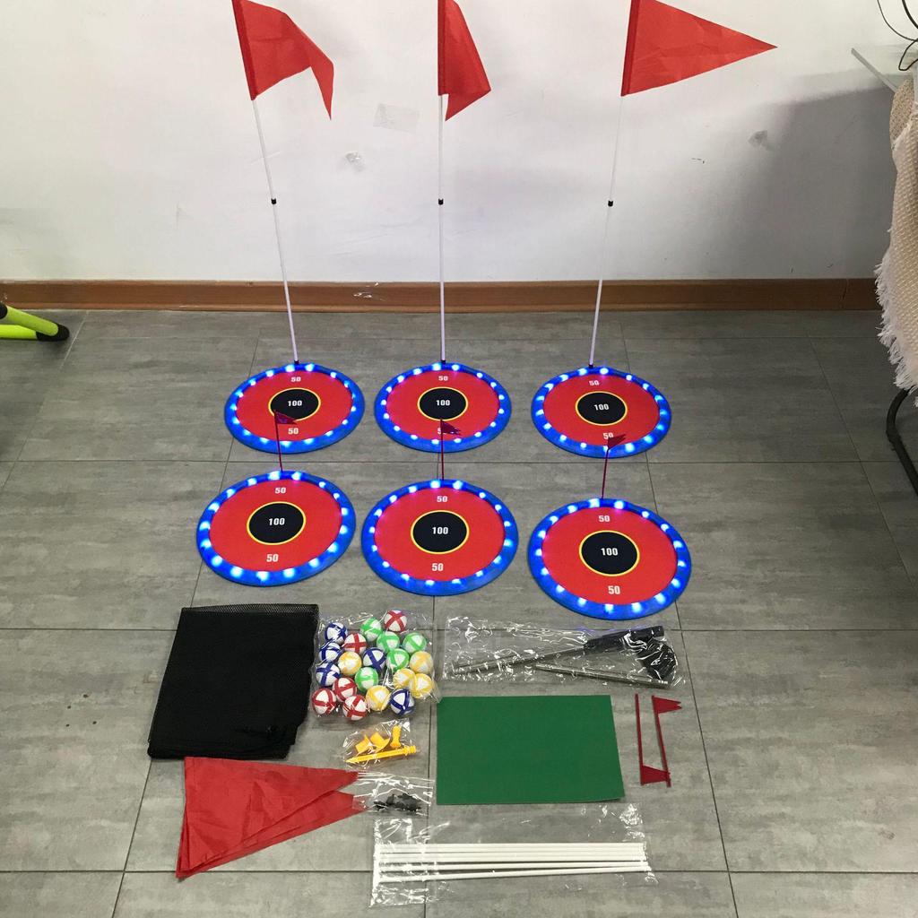 Multi-Function Light-up Children's Golf Set for Indoor & Outdoor Play & Parent-Child Interaction