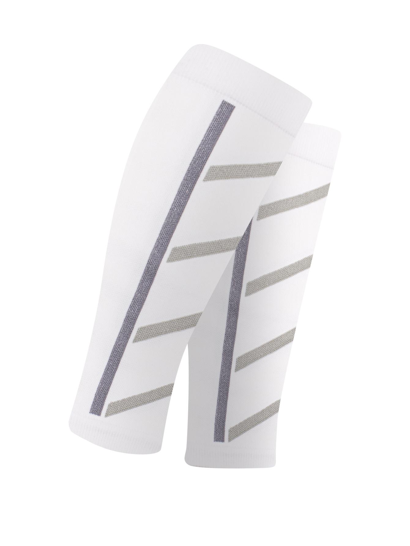 

1 пара компрессионных рукавов для голени, дышащая нейлоновая смесь, поддерживающая конструкция для бега, йоги, велоспорта, компрессионный рукав для голени