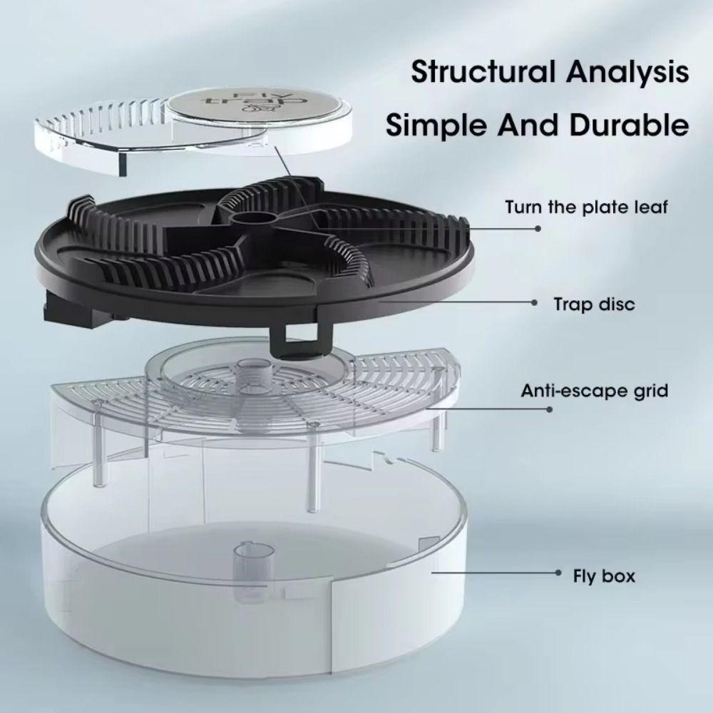 Portable Automatic Fly Traps Non-Toxic Electric Flies Killer Fly Trap Device  Summer