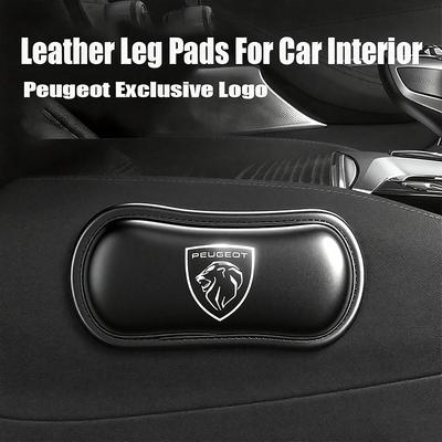 Car Interior Leg Knee Rest Pads Leather Cushion Accessories For 206 307 308 3008 207 208 407 408 4008 508 2008 5008 301