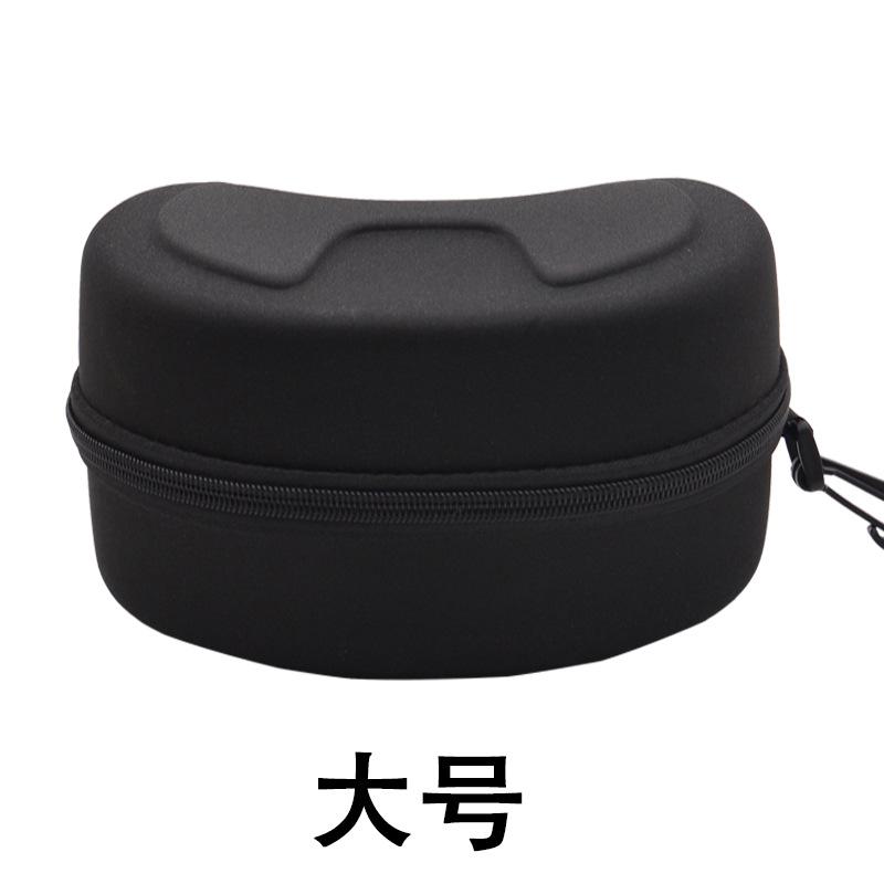 Extra-thick and sturdy ski glasses case, wearable and portable, suitable for storing and protecting sunglasses