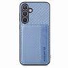 For Samsung Galaxy S25 Case RFID Blocking Carbon Fiber Leather Phone Back Cover with Card Holder