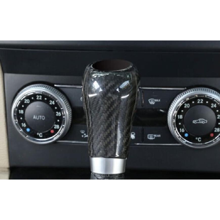 Dry Carbon Fiber Gear Shift Knob Shifter Lever For Benz G-Class 2009-2011 Trim