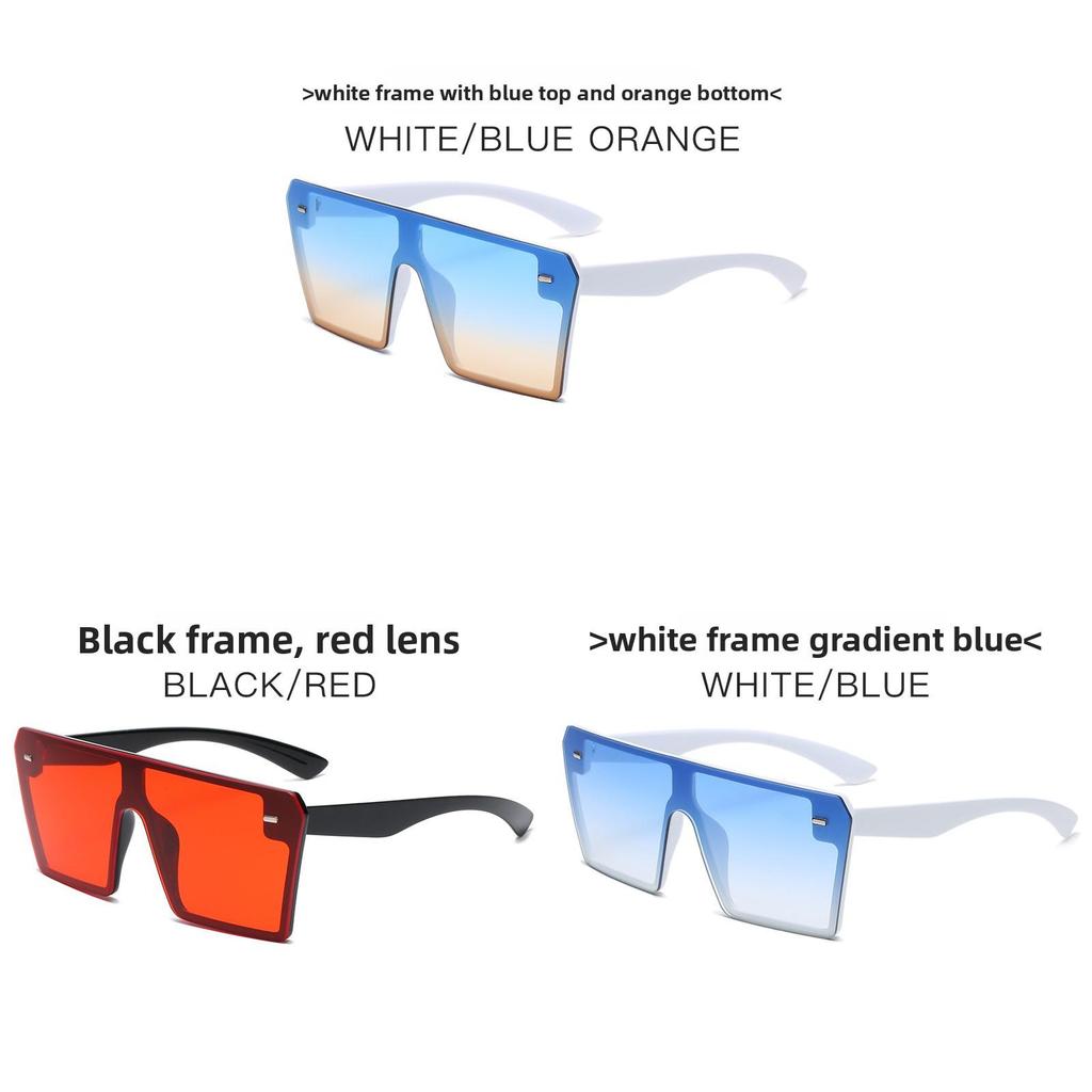 Unisex Retro Square Frame Sunglasses With Uv400 Protection For Outdoor Travel And Fashion Use