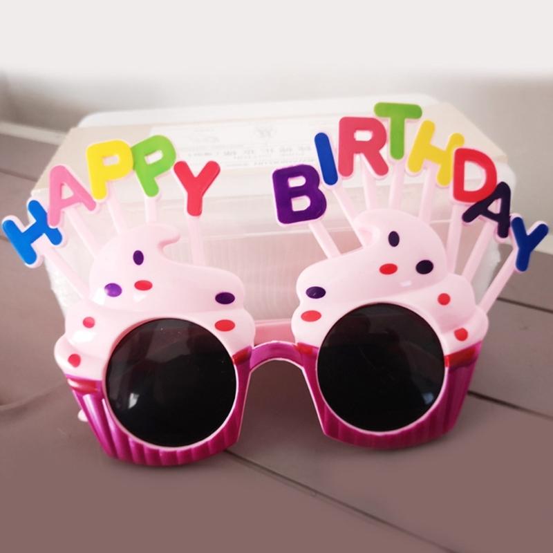 Funny Creative Cake Shape Glasses User Friendly PC Materials Eyewears Ideal For Sensitive Skin And All Ages