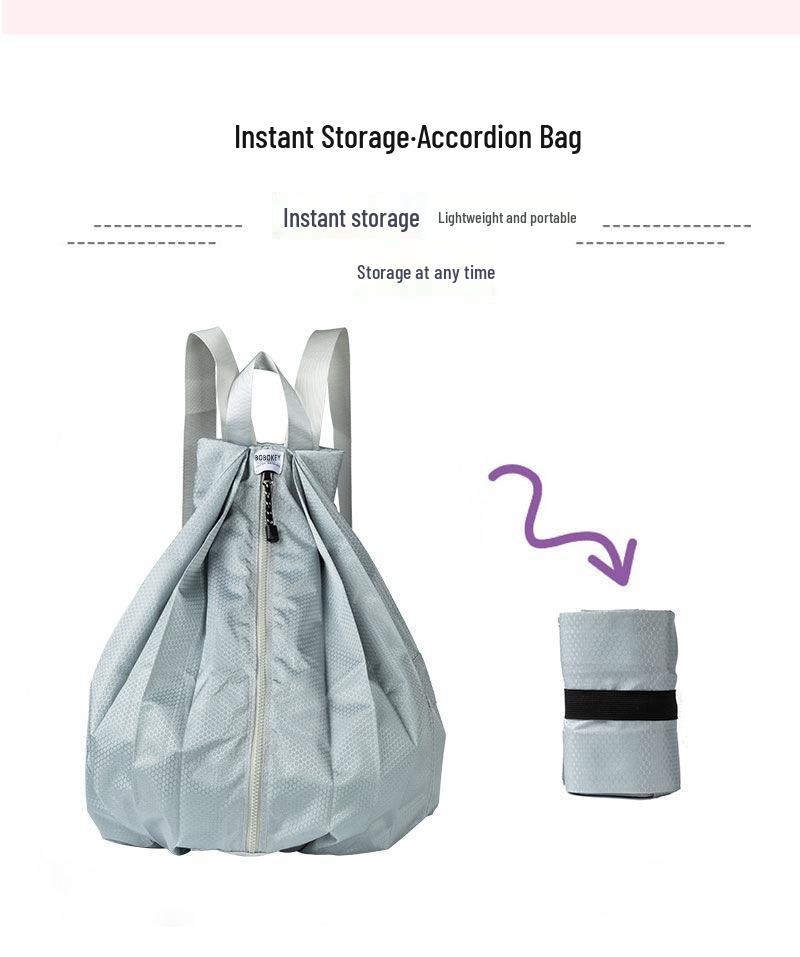 New Waterproof Foldable Backpack: Thickened, Large Capacity for Outdoor Travel and Storage
