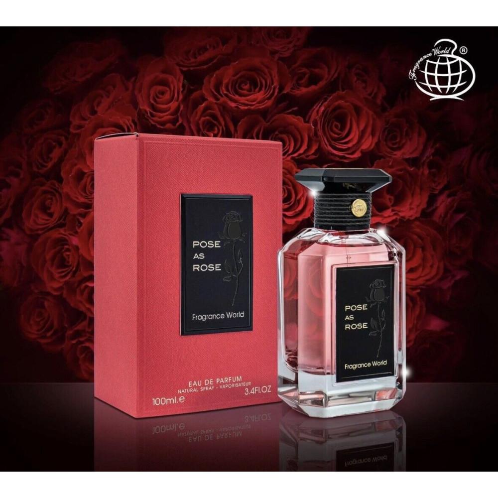 Fragrance Pose As Rose Eau De Parfum for Women 100 ML (3.4 FL.OZ.)