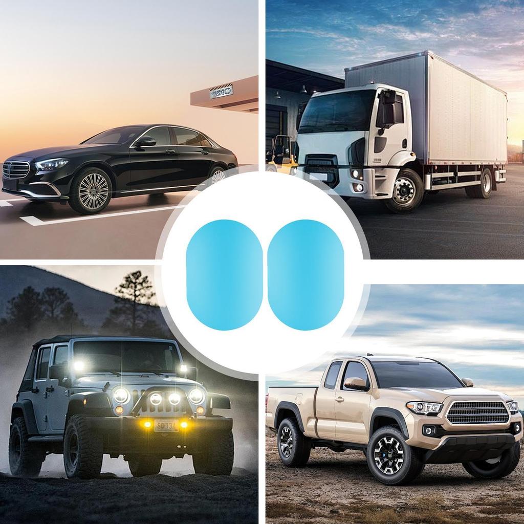 Hozilen Anti Glare Film for Car Side Mirror, Anti Rain Sticker for Car Mirrors