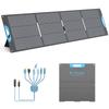 E-POWO Portable Solar Panel 220W ETFE Foldable Solar Charger for Power Station Camping RV Hurricane Phones Full Kit Military-Grade Quality 4