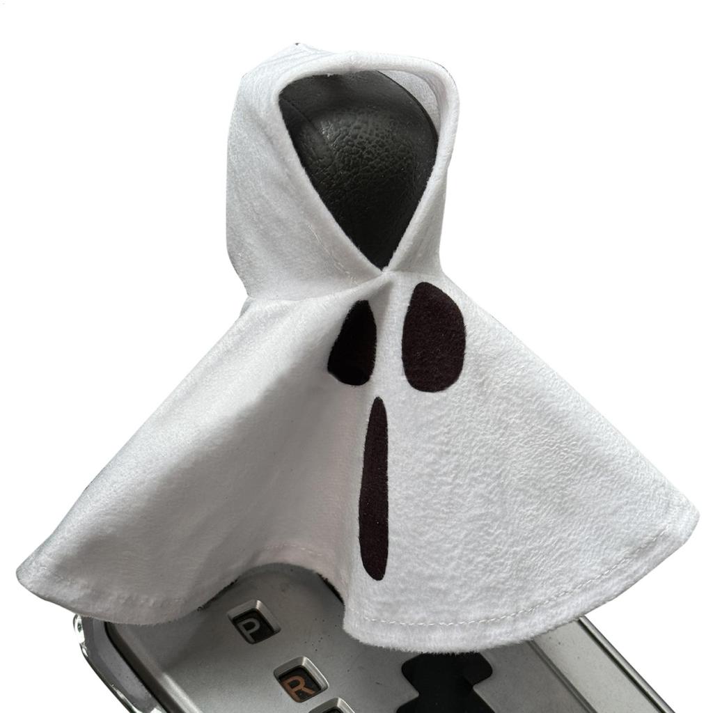 Shift Knob Hoodie Halloween Shift Gear Cover For Car Automotive Interior Wide Fit Funny Accessories For Travel Family Outings