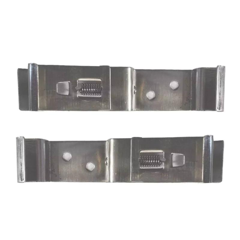 Rvs Auto Kenteken Frame Houder Trailer Nummerplaat Clips Lente Beugel Cover Vaste Accessoires 1 Paar