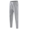 Men's Quick-Dry Ice-Feeling Running Pants, Tapered Fit for Outdoor Fitness, Solid Color, Summer 2024 Collection.