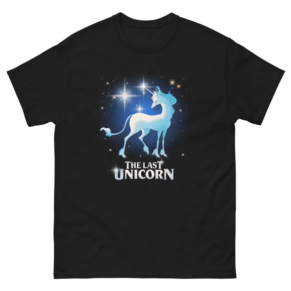 The last Unicorn Shirt Vintage Fantasy Creature Tee 80s Aesthetic T-Shirt Unisex T-Shirt L