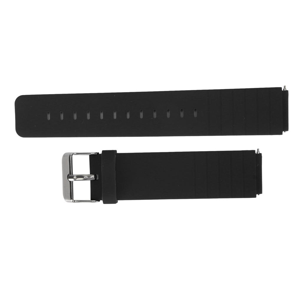 Replacement Wristband Adjustable Soft Quick Release Accessory Watch Wristband Strap for T1 Black