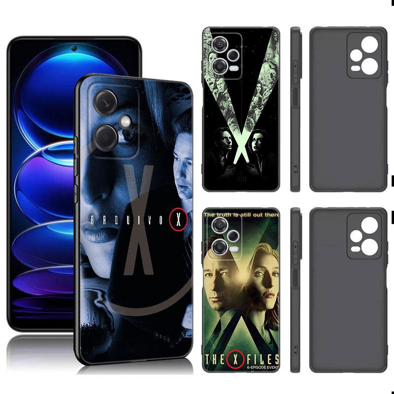 

Черный силиконовый чехол для телефона The X Files Tv Show для Xiaomi Redmi Note 9 10 11 11S 11T 12 13 Pro 5G Plus 9S 10S 12S Redmi Note 11TPro 5G