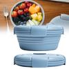 Silicone Folding Lunch Box Portable Telescopic Instant Noodles Lunch Box Fresh-keeping Bento Box Accesorios Camping