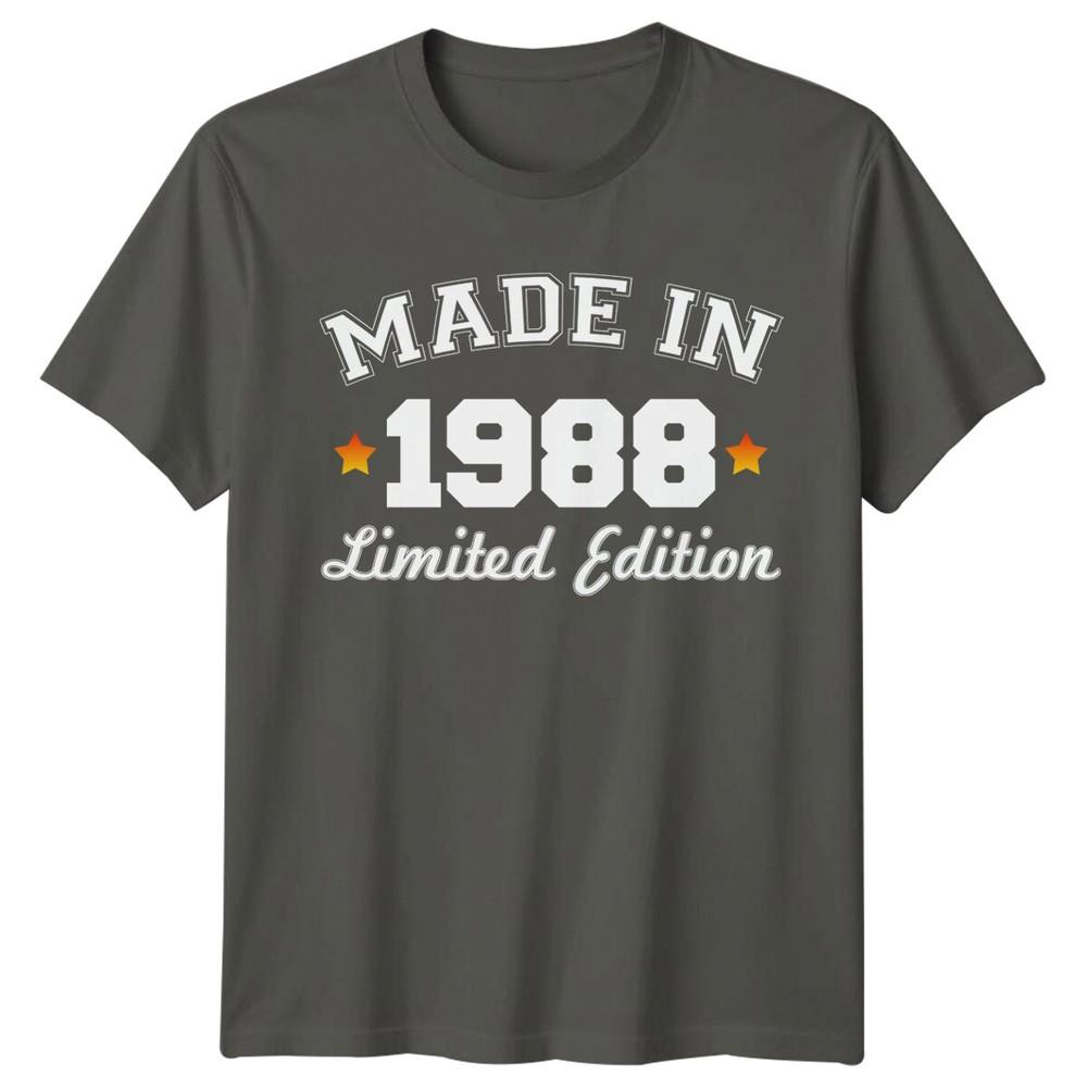 Made In 1988 Unisexs T Shirt 38th Birthday Gift Vintage thirtyeight