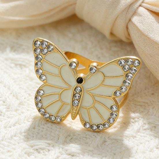 Rhinestone Butterfly Scarf Ring Elegant Scarf Clip Ring X-shape Scarf Holder Ring for Women Silk Scarves Neckerchief Shawls Fashion Accessories