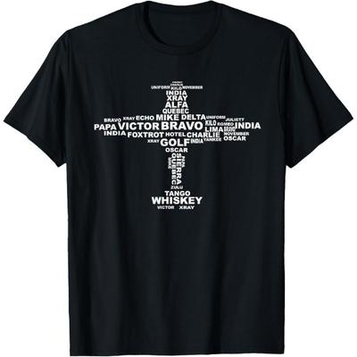 Vollständiges phonetisches Alphabet Shirt  Süßes Flugzeug Buchstaben T-Shirt Geschenk T-Shirt