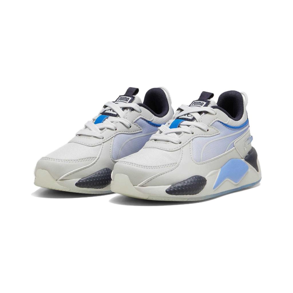 PlayStation x Puma RS-X Little Kid Glacial Grey Kids Sneakers Blue-Skies 396658-01