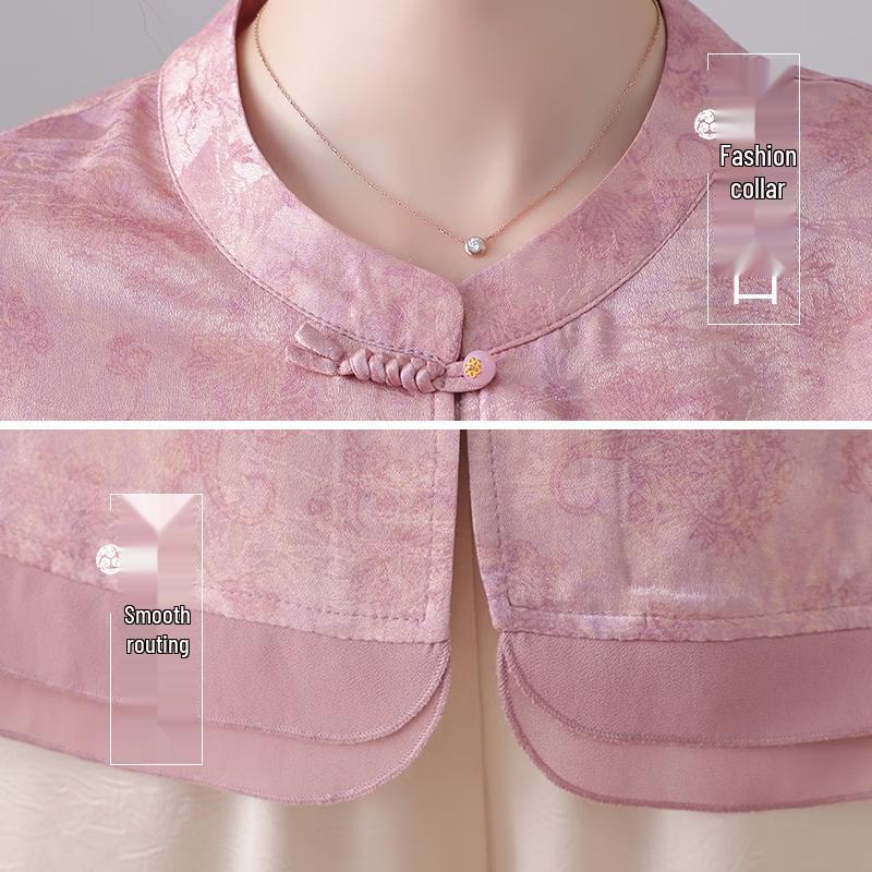 Yuzhaolin Women's New Chinese Style Summer Blouse