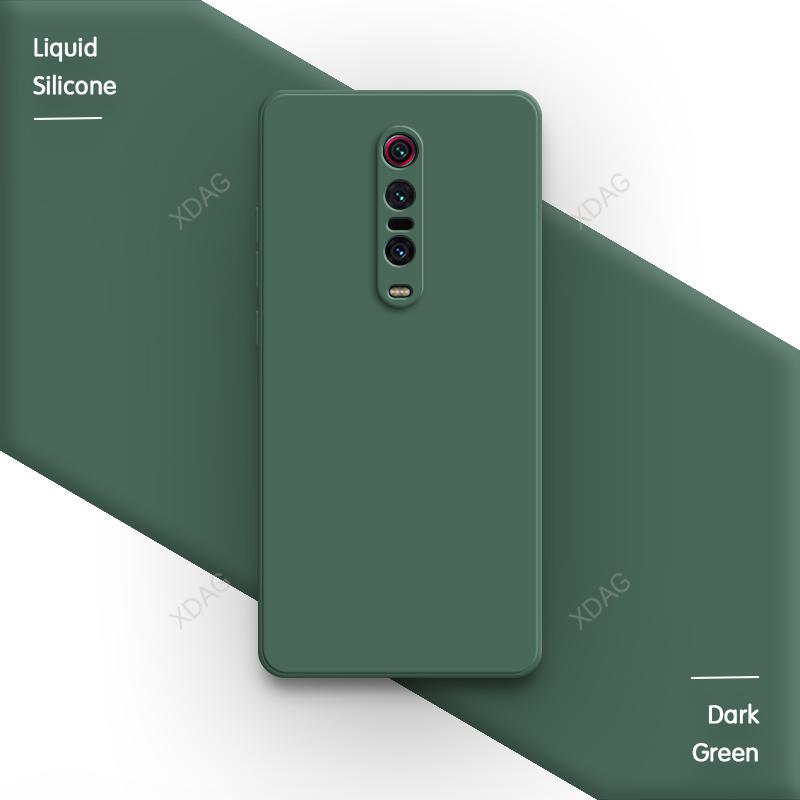 Candy Phone Case for Redmi K20 Pro Premium K20Pro Lens Protection Square Liquid Silicone Simple Soft Original Classic Back Cover