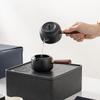 Portable Zen Black Dry Landscape Travel Tea Set Gift