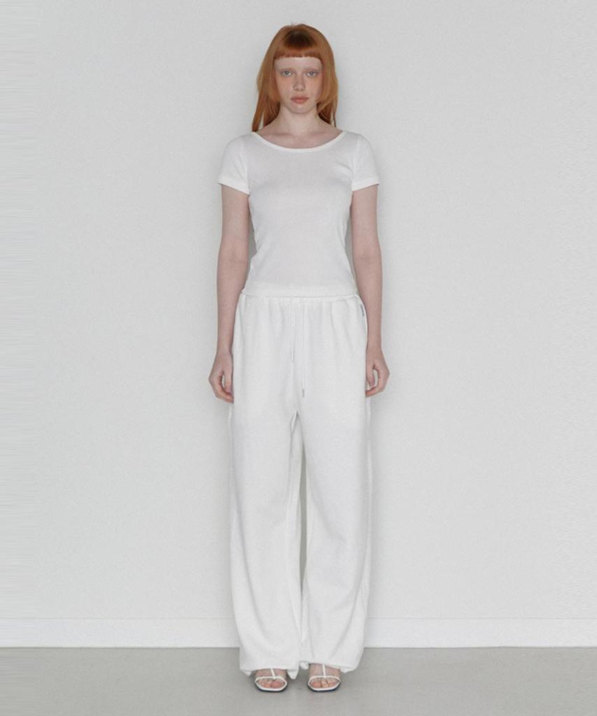 Lense Rs String Wide Sweat Pants White