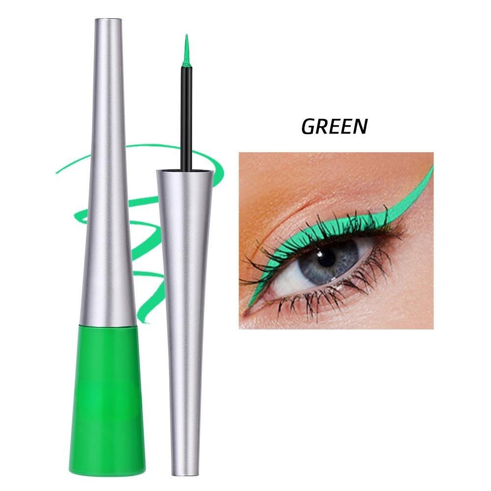 Eyeliner Liquid Eyeliner Pen Colored Eyeliner Liquid Makeup Waterproof and Quick-drying  12-color Eyeliner Liquid Pen
