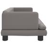 Canapé pour enfants gris 80x45x30 cm similicuir