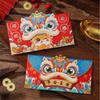 4pcs Hongbao New Year Money Pocket Traditional Lucky Money Packets Cartoon Gifts Packing Bags  Bonus