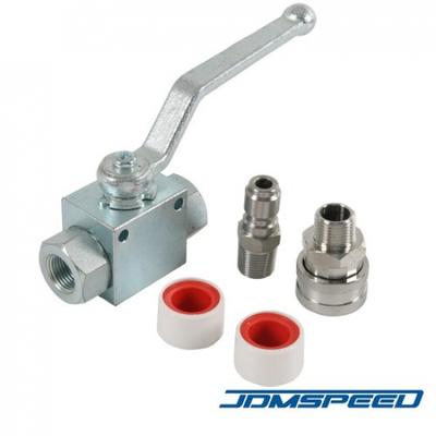 3/8" Ball Valve Fits Pressure Washers Max 4500 PSI 3/8" Fitting Female Out