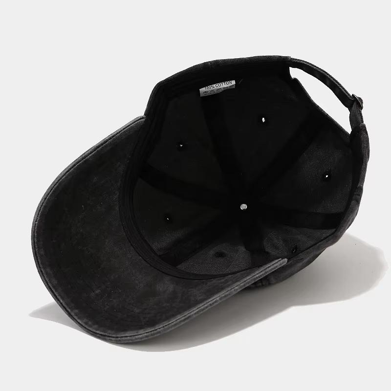 2025 New Spring Summer Cap Washed Cotton Baseball Cap Men Women Casual Adjustable Outdoor Trucker Hat Snapback Casquette