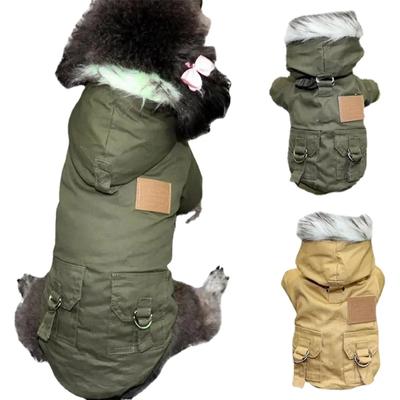 Zimní oblečení pro psy Štěně Pet Psí kabát Bunda pro malého středního psa Silnější Teplá Čivava Yorkies Mikina s kapucí Domácí zvířata Oblečení