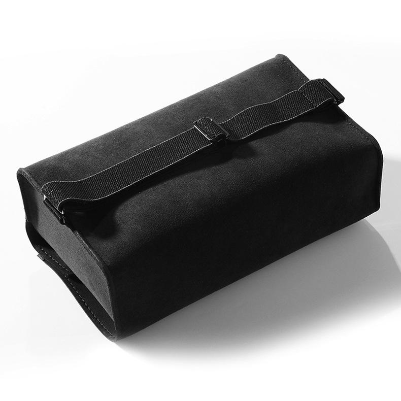 Alcantara Tissue Box for Tesla Screen, Console, & Seat Back