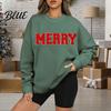 Monogram Print Sweatshirt Woemn O Neck Mid Length Loose Pattern Top Elastic Cuffs And Hem Hip