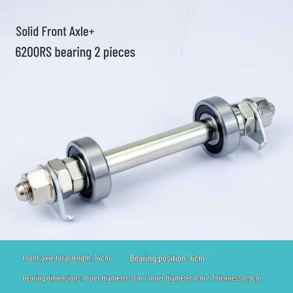 Mountain Bike Ball Bearing Conversion Kit for Front and Rear Axles (6000RS, 6200RS)