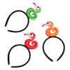 3-teiliges Schlangen-Stirnband-Set, Haarschmuck zum Jahr der Schlange, Plüsch-Cartoon-Hüte, Neujahrs-Haarschmuck, Partyhüte, Foto-Requisiten, Geburtstag