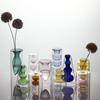 Nordic Creative  Glass Small Vase Decorative Living Room Flower Arrangement Water Cultivation Feng ui Ornament