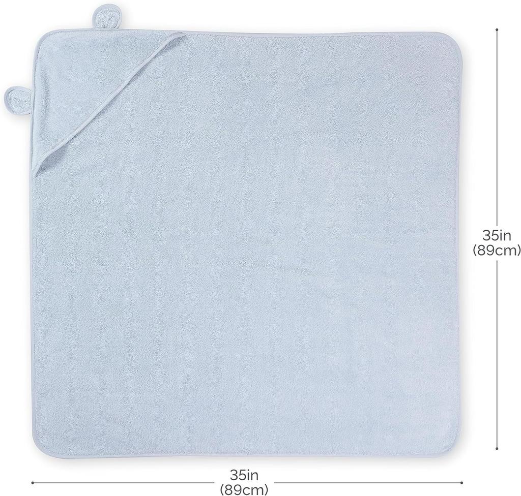 Personalized Baby Cotton Bear Hooded Bath Towel Thick Towel Name Custom Baby Bath Towels