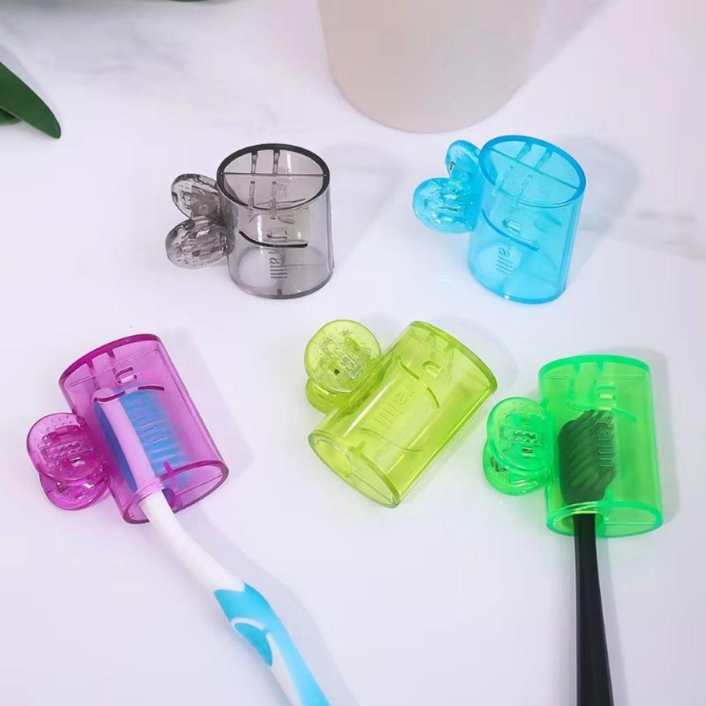 Plastic Toothbrush Storage Clip Portable Toothbrush Head Cover New Toothbrush Protective Cap