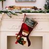 Holiday Stockings Christmas Featuring Santa Snowman And Reindeer For Kids Gift Giving