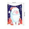TU Fluffy Santa Blanket Soft Throw Cozy Christmas Gift Holiday Decor Festive Home Decor Reindeer Elk Winter Warm Plush Bedding