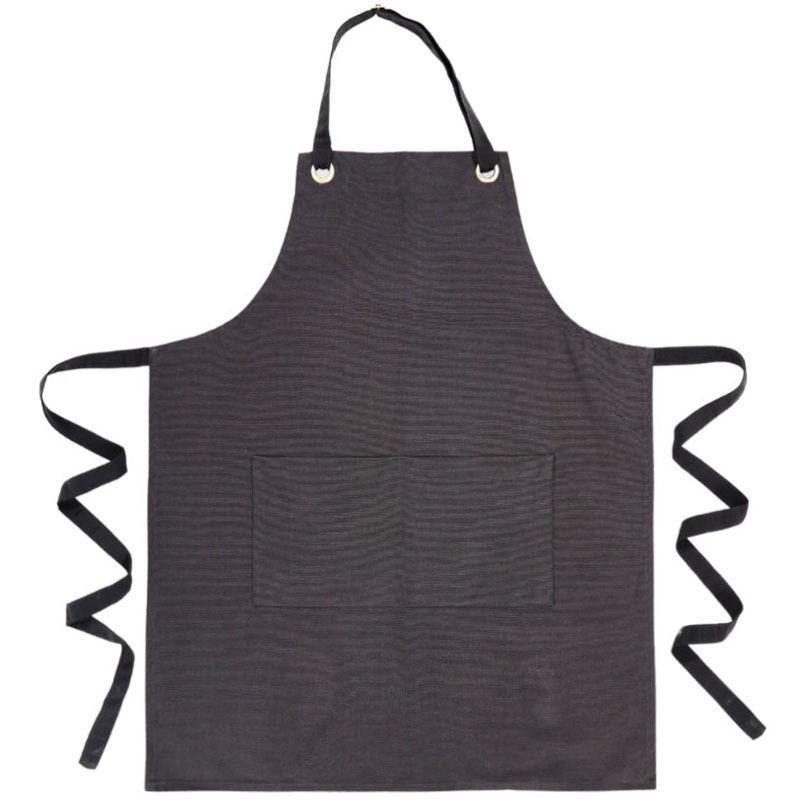Cotton Canvas Waterproof Apron for Men & Women - Ideal for Commercial Kitchens