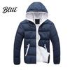 Waterproof Winter Down Men Padded Color Windproof Coat Contrast for Outdoor