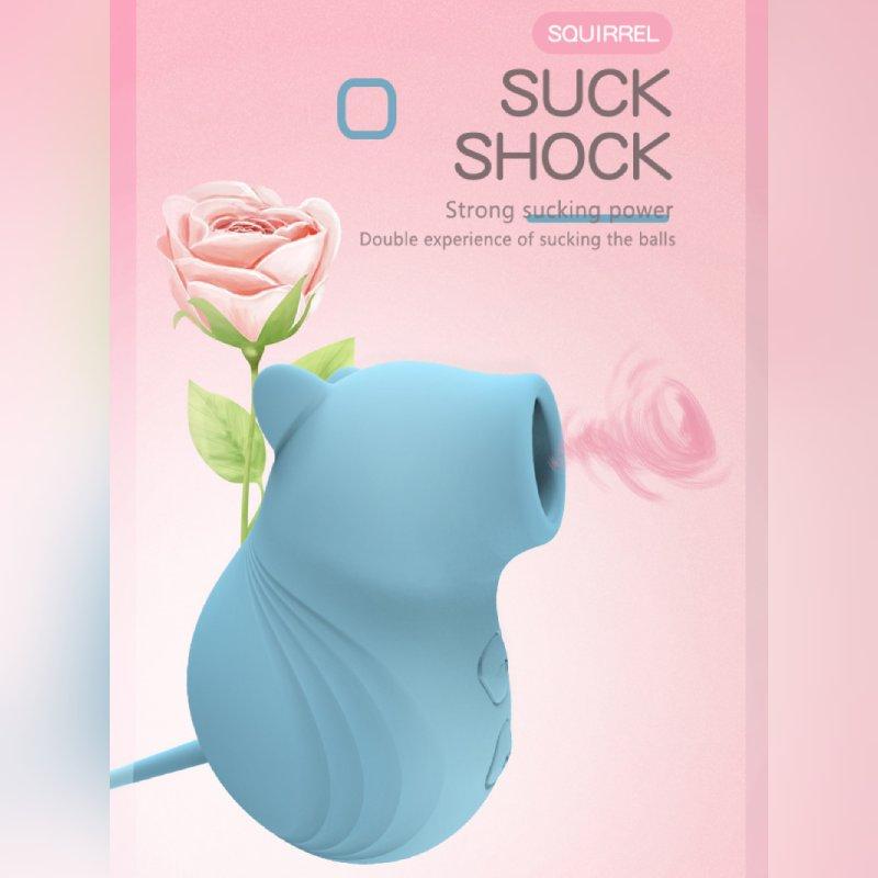 Small Squirrel Clitoral Sucking Vibrator 10 Frequency Modes Silent Massager Silicone Adult Toy